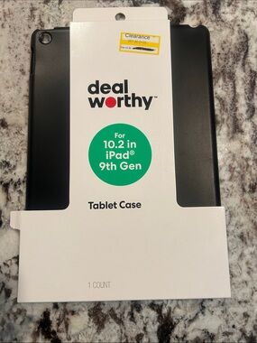 Black Tablet Case for 10.2 in iPad 9th Gen